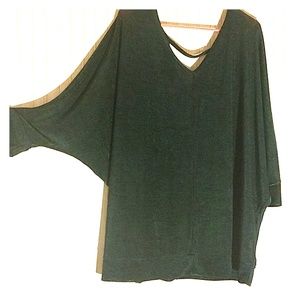 Forest Green Slinky Sexy LB Top
